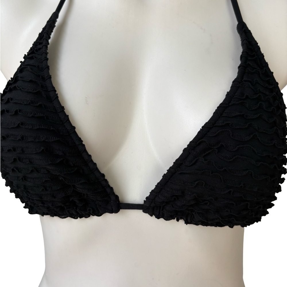 Ralph Lauren Ruffled Halter Triangle String Bikin… - image 5